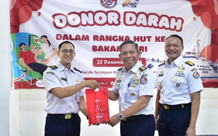 Bakamla RI Sumbangkan 107 Darah