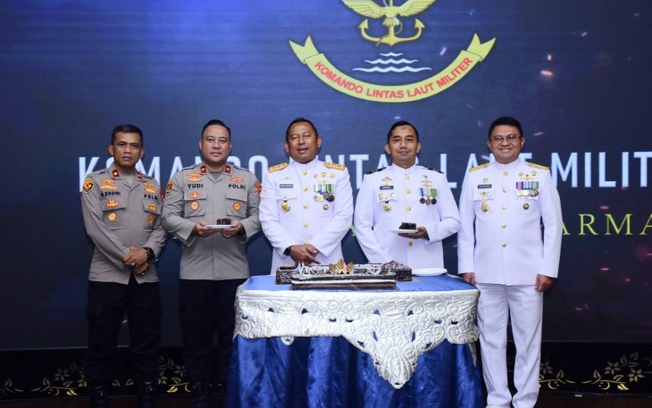 Hari Jadi TNI AL Ke-70 di Kolinlamil, Jakarta 