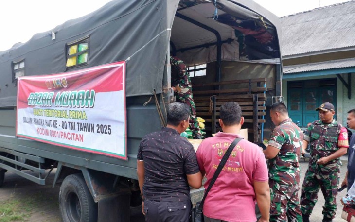 Bazar murah Kodim 0801/Pacitan 