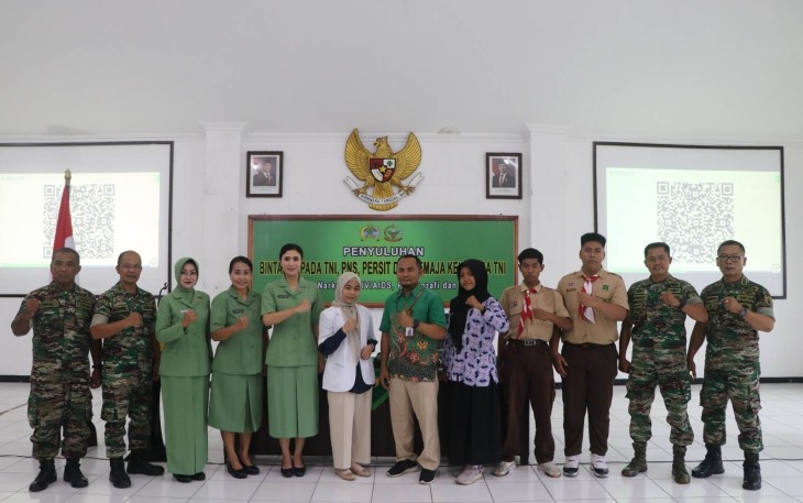Sosialisasi JKN, Bahaya Narkoba, Miras, HIV/AIDS, Pornografi dan LGBT di Kodim Tulungagung 