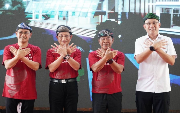 Menag Nasaruddin Umar saat mengenalkan Sekolah Garuda di Kaltara