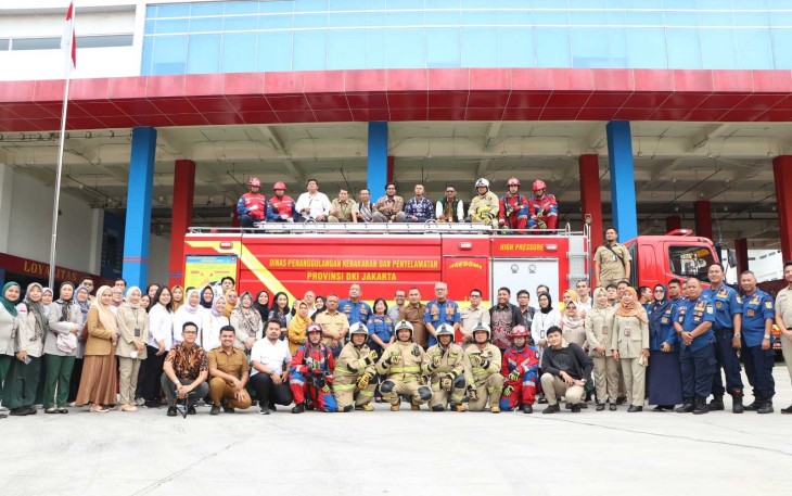 Monev Pelayanan Dasar Damkar Jakarta