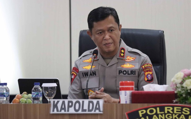 Kapolda Kalteng Irjen Pol Iwan Kurniawan 