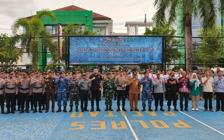 Apel Pasukan Operasi Lilin Tahun 2025 Kabupaten Pacitan 