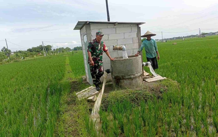Pendampingan pengairan sawah wilayah desa binaan 