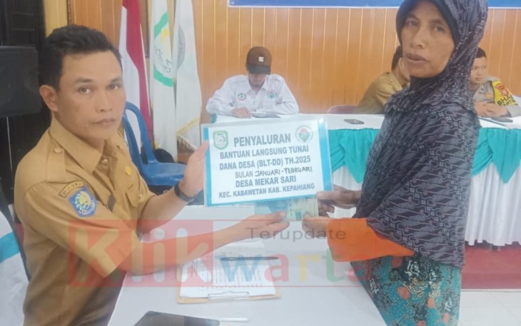 Penyaluran BLT-DD tahun 2025