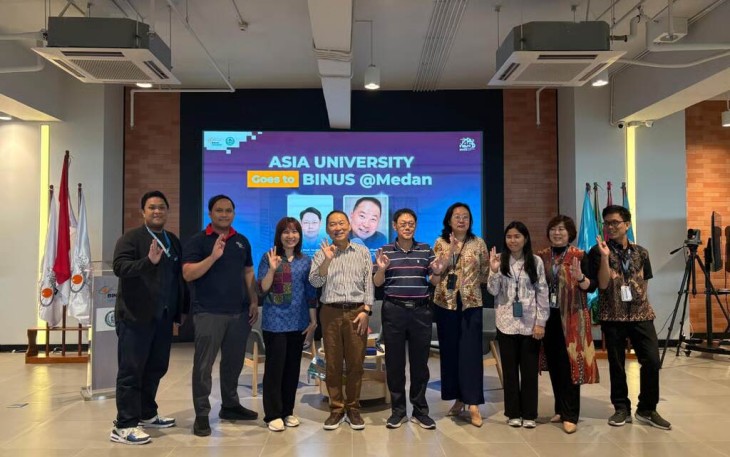 Dorong Kompetensi Internasional Mahasiswa, BINUS @Medan Hadirkan Akademisi dari Asia University
