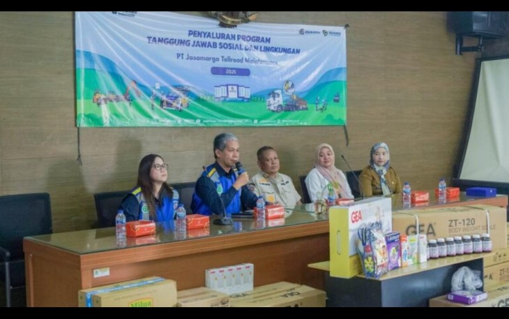 PT Jasamarga Tollroad Maintenance Adakan Program Bantuan Pencegahan Stunting di Karawang