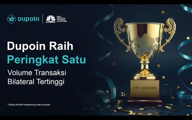 Dupoin Kembali Raih Peringkat Pertama sebagai Pialang dengan Volume Transaksi Terbesar September 2025 versi JFX