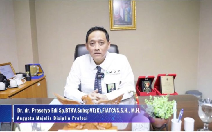 Anggota MDP Pusat Dr dr Prasetyo Edi