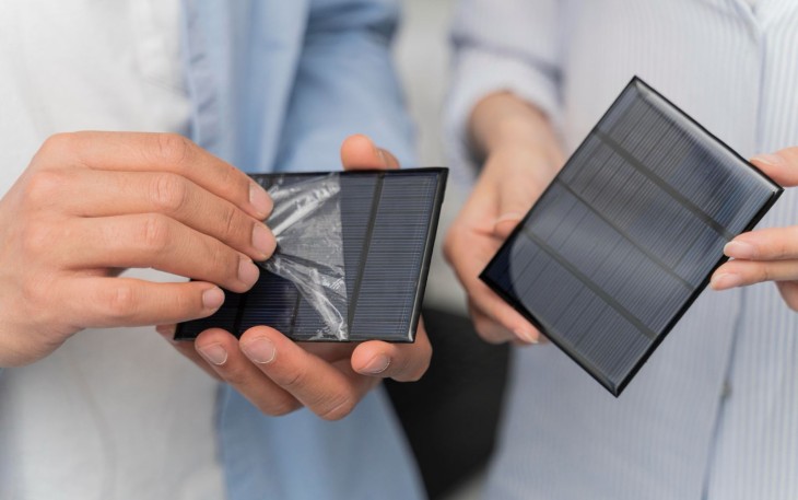 Ilustrasi Panel Surya dengan teknologi Perovskite yang lebih ramah lingkungan