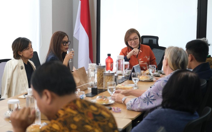 Wamenekraf Irene Umar saat menerima AGSI di Jakarta, Kamis (6/2)