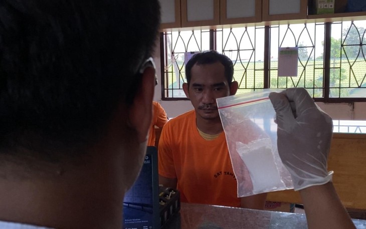 Diduga Bandar Narkoba Diringkus Satresnarkoba Polrestabes Medan.