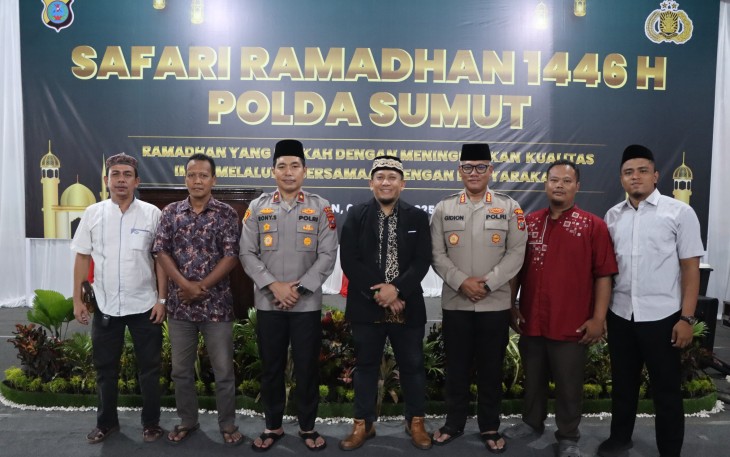 Giat Safari Ramadan Wakapoldasu dan Kapolrestabes Medan