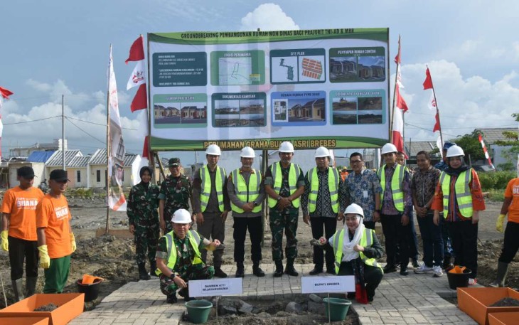 Danrem 071 Wijayakusuma Kolonel Inf Jamaluddin saat groundbreaking 