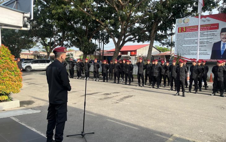 Karutan Kelas I Medan Kukuhkan Tim Satops Patnal Rutan I Tahun 2025.