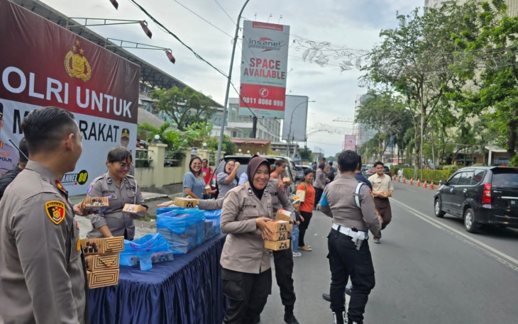 Polsek Medan Timur Gelar Kegiatan Berbagi Takjil di Bulan Ramadan 1446 H