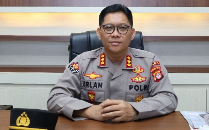 Kabid Humas Polda Kalteng Kombes Erlan Munaji saat memberikan keterangan pers