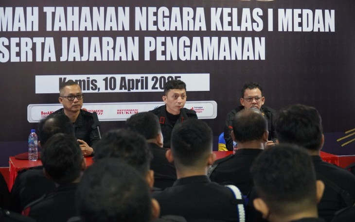 Rapat Dinas Rutan Kelas I Medan dalam Rangka Memperkuat Tupoksi