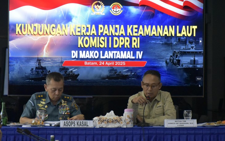 TNI Al Terima Kunker Panja Keamanan Laut Komisi DPR RI 