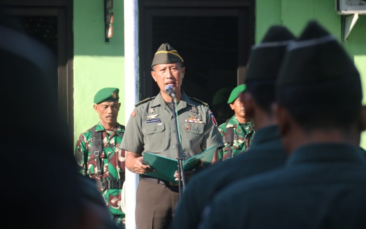 Kodim 0803/Madiun Gelar Upacara Bendera 