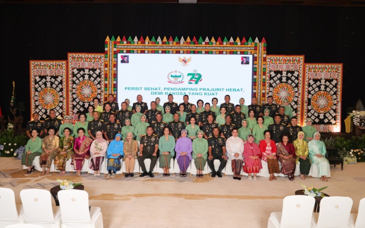 Pangkostrad Hadiri Peringatan HUT Ke-79 Persit KCK
