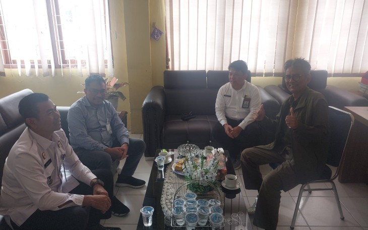Sambangi Kadistan Heri Frasetyo, Kepala BPJS Ketenagakerjaan Pasaman Jajaki Peluang Kerjasama