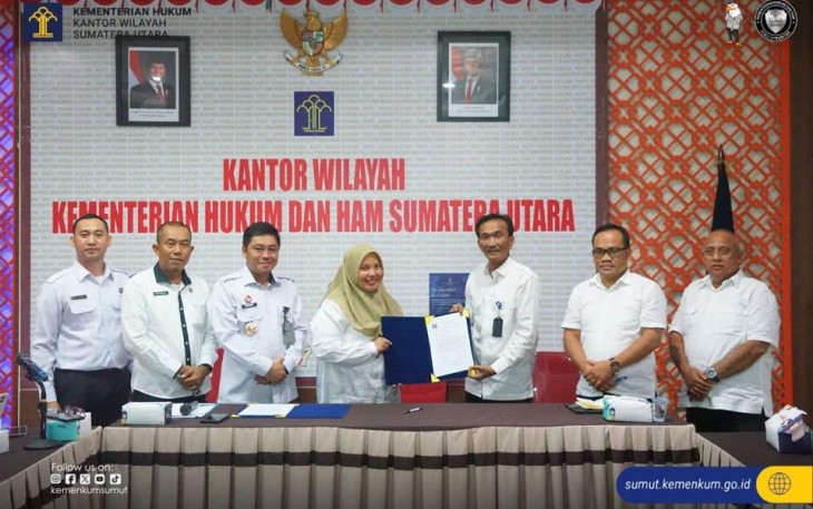 Kakanwil Kemenkum Sumut Pimpin Rapat Harmonisasi.