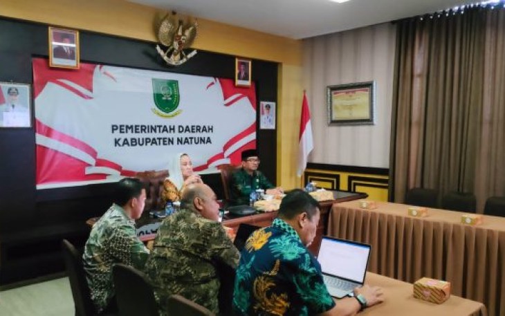 Bupati Natuna Cen Sui Lan Zoom Meeting Bersama Menteri Dalam Negeri RI