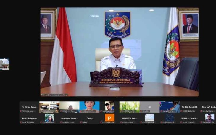Dirjen Bangda Kemendagri Restuardy Daud 