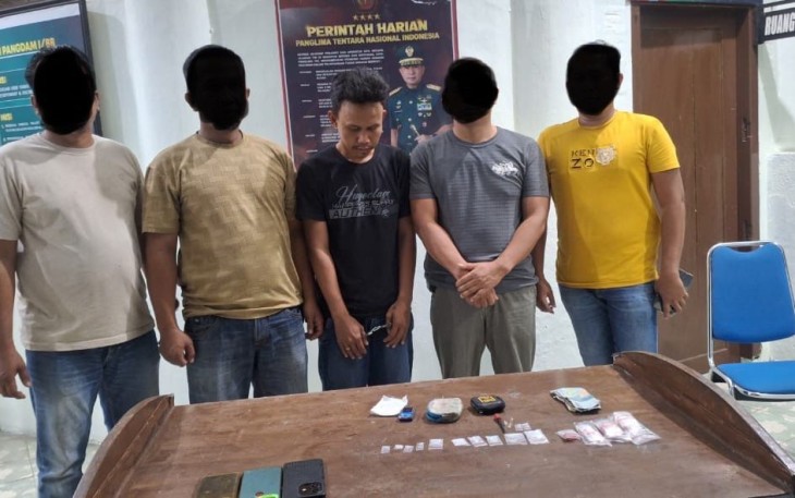 Penangkapan diduga pengedar narkoba jenis sabu