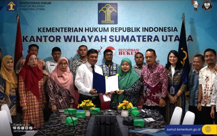 Peran Aktif Kemenkum Sumut Lakukan Pembinaan di Daerah.