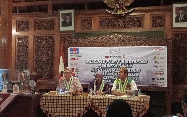 Konferensi pers wisata rally hotel Horison Aziza Solo