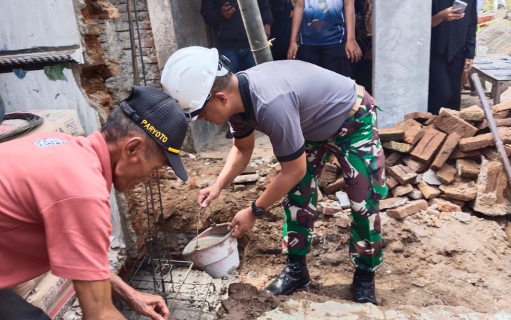 Dandim Madiun Hadiri Puncak Peringatan Bulan Bhakti Gotong Royong Masyarakat XXII