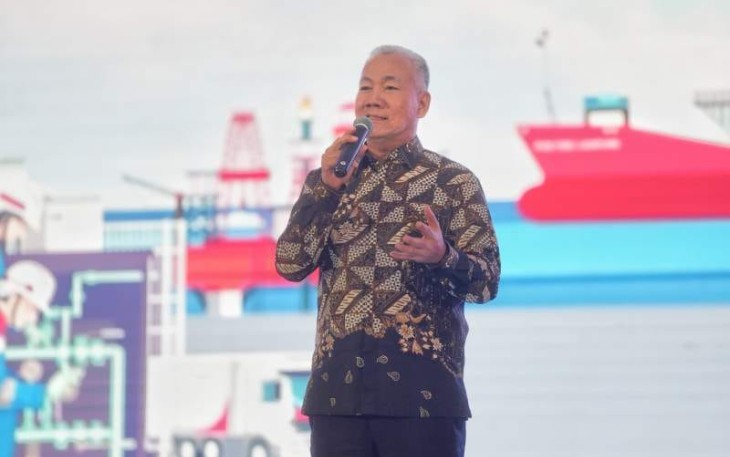 Direktur Utama PGN Arief S. Handoko dalam Customer Business Forum dengan pelanggan industri di wilayah SOR II pada Selasa (24/6/2025)