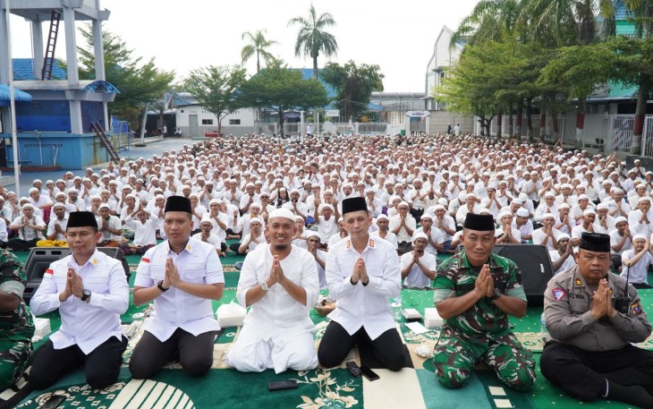 Dzikir Akbar Bersama Warga Binaan Rutan Kelas I Medan