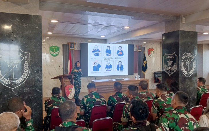 Korem 052/Wkr Gelar Sosialisasi Penyakit Jantung dan Pola Hidup Sehat