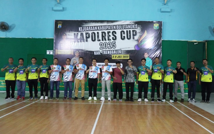 Dandim dan Kapolres Trenggalek Satukan Semangat Lewat Kapolres Cup 2025