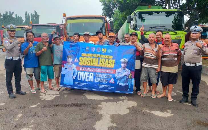 Satlantas Polres Mojokerto Laksanakan Ops Patuh-2025