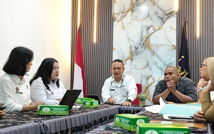 Kadivyankum Sumut Saat Menyampaikan Menteri.