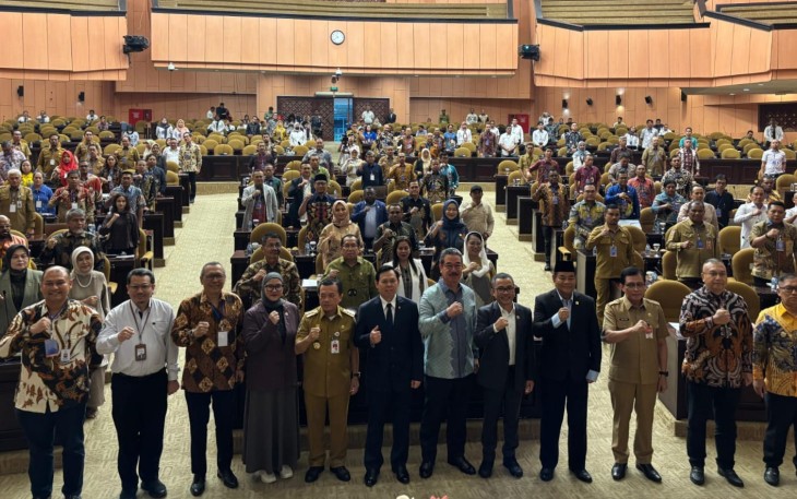 Direktur Jenderal Bina Pembangunan Daerah Kementerian Dalam Negeri Restuardy Daud pada Rapat Diseminasi Keputusan Dewan Perwakilan Daerah (DPD) RI, beberapa waktu lalu
