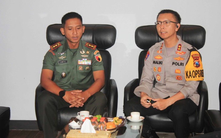 Dandim dan Kapolres Trenggalek Satukan Visi Jaga Keamanan Daerah
