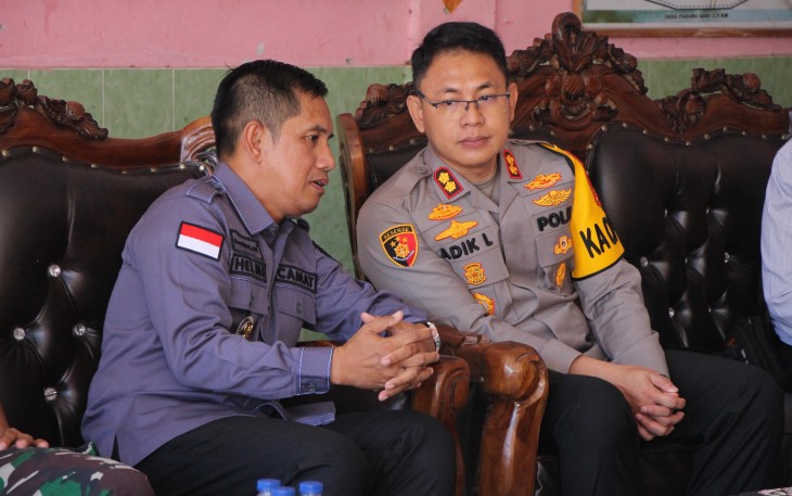 Kapolres Oku Timur AKBP Adik Listiyono.S,I.K,.M,H Gelar Silaturahmi Dengan Masyarakat Kecamatan BP Peliung 