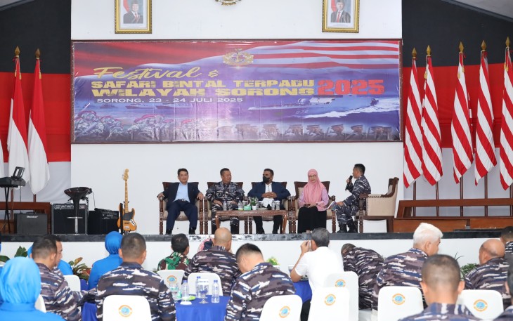 Festival Bintal Terpadu TNI AL Digelar di Sorong