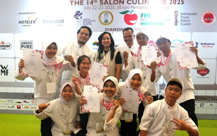 Wakil Indonesia Raih 7 Perak di Ajang Tata Boga Internasional