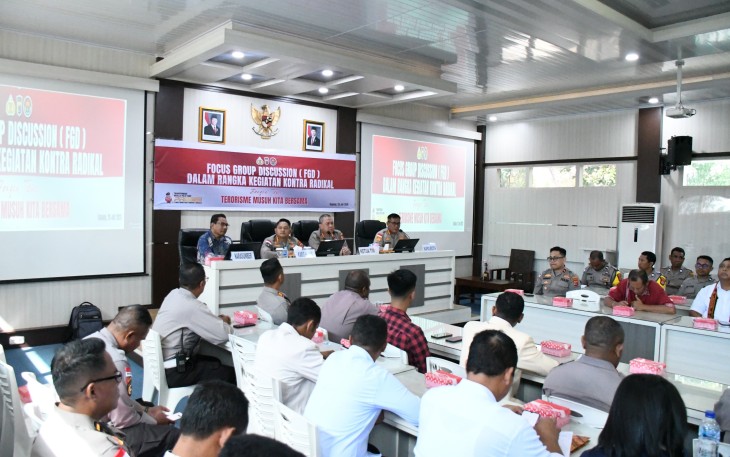 Polri Gelar FGD di Kupang Bertema Teroris Musuh Kita Bersama