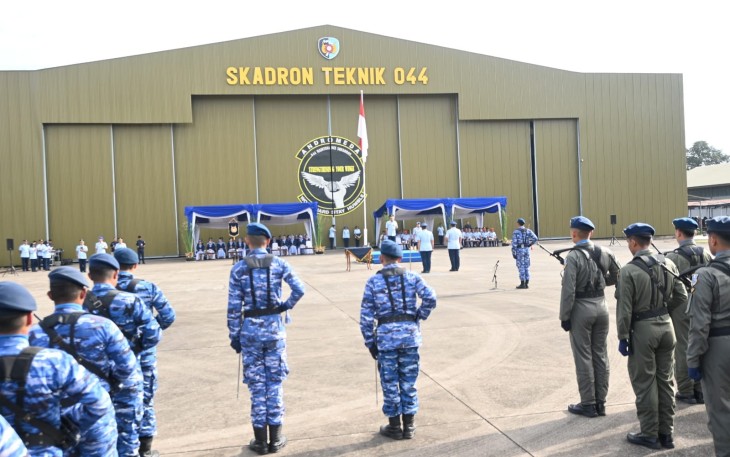 Danlanud Sultan Hasanuddin Pimpin Sertijab Danskadron Teknik 044