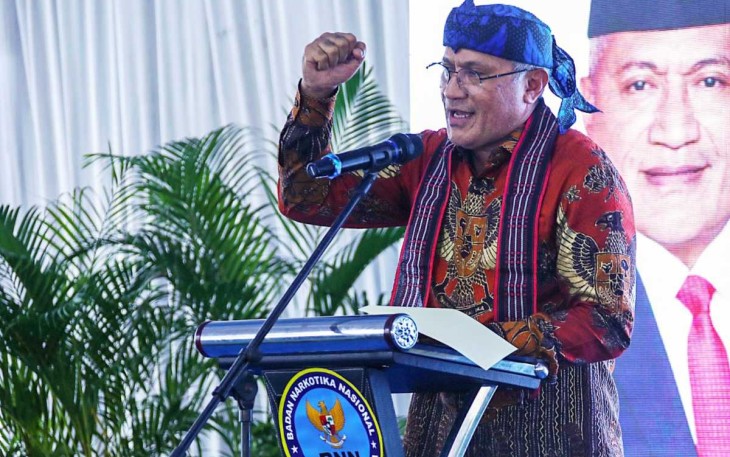 Kepala BNN RI Marthinus Hukom