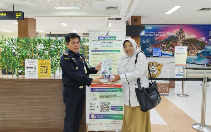 Bea Cukai dan BPOM Bersinergi Tingkatkan Kesadaran Barang Bawaan Penumpang