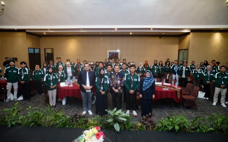 Sekretaris DPRD Provinsi Jawa Timur, Mohammad Ali Kuncoro, usai membuka kegiatan SQUAD Dewan yang dihelat di Kota Batu, Selasa (19/8/2025)